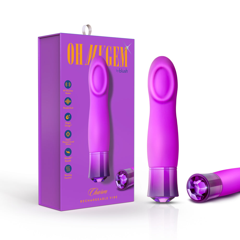 Oh My Gem Charm Amethyst Vibrator